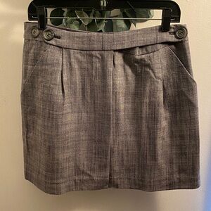 The Limited Gray Mini Skirt